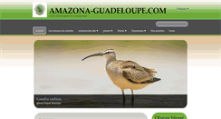 Desktop Screenshot of amazona-guadeloupe.com